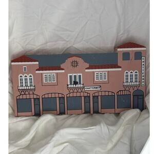 Cats Meow Chatterbox Restaurant Ocean City NJ 1992 Wooden Sign